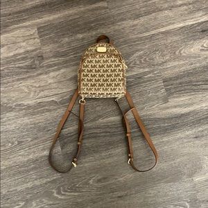 Michael Kors mini backpack purse